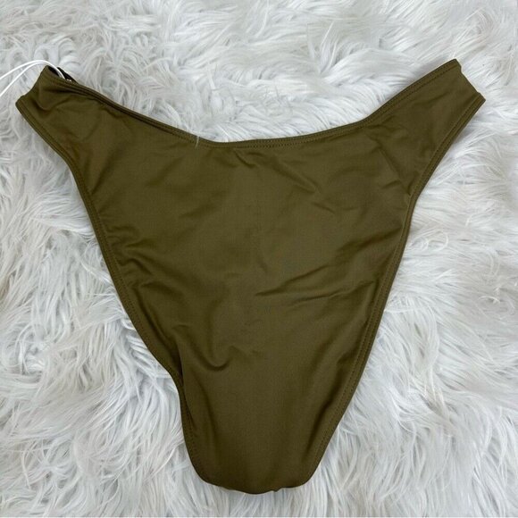 Everlane Women's NWT Beech Dusk The Thigh-High Bikini Swim Bottom Small/W27.25 - Picture 4 of 12